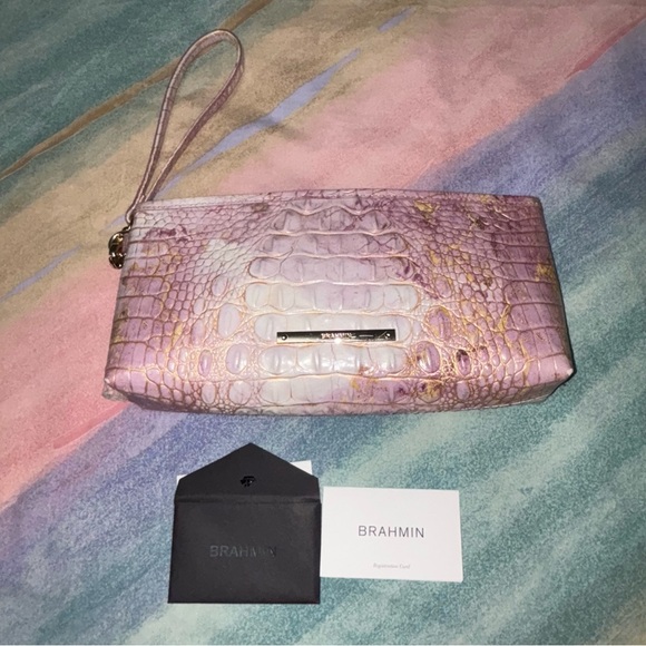 Brahmin Kayla - cloud pink with golden swirls - Picture 8 of 10